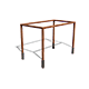 Corten-teräsinen pergola