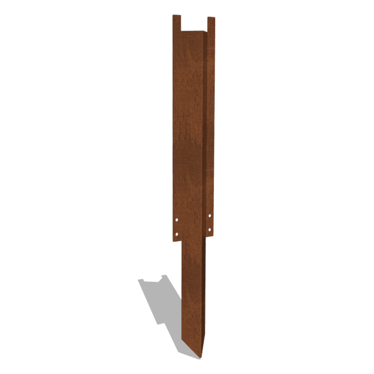 Maatappi korkea corten-teräs XL 45 cm