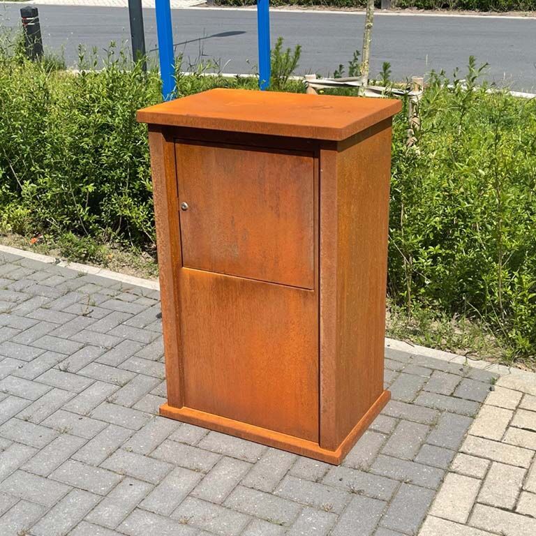 Corten-teräksinen postilaatikko Arizona Tyyppi M