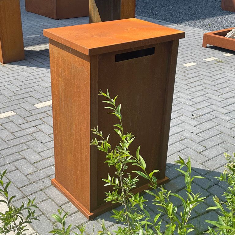 Corten-teräksinen postilaatikko Arizona Tyyppi M