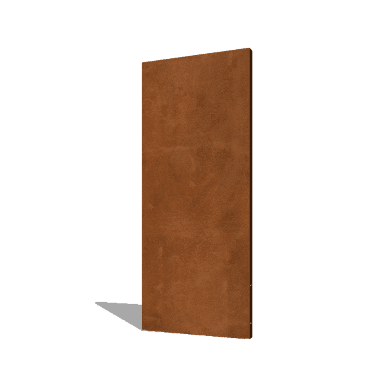 Corten-teräksinen paneeli pohja 80 x 6 x 190 cm