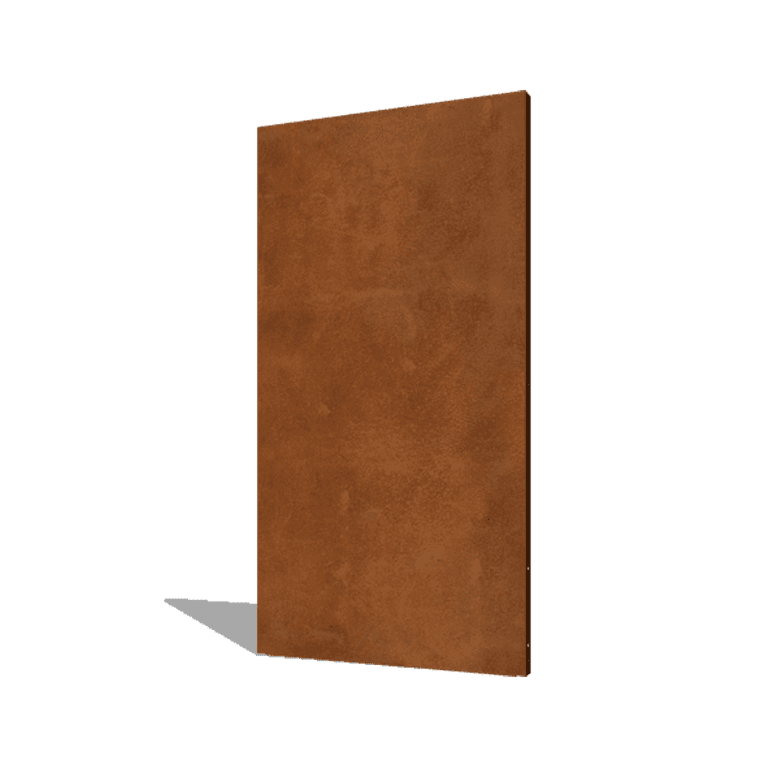 Corten-teräksinen paneeli pohja 100 x 6 x 190 cm