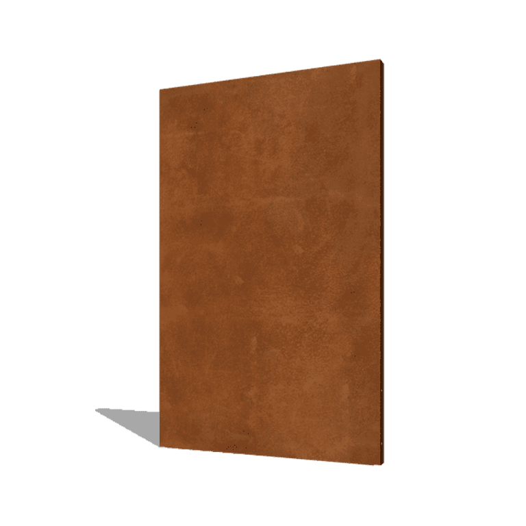Corten-teräksinen paneeli pohja 120 x 6 x 190 cm