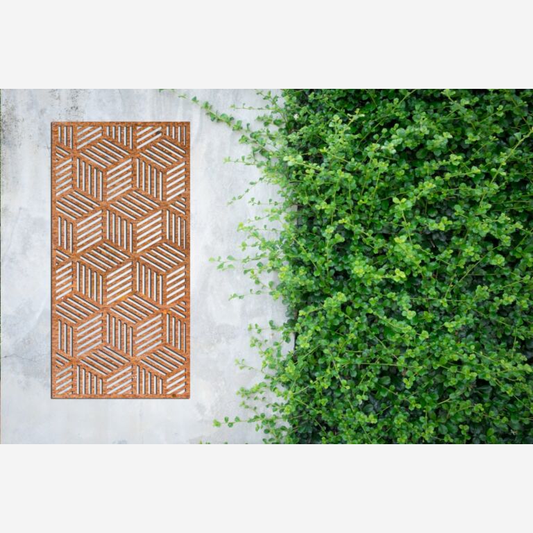 Corten-terästä seinäkoristeet Geometriset muodot 1.0 *OP=OP