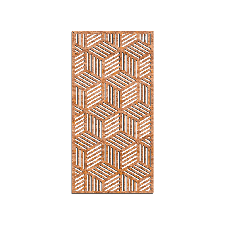 Corten-terästä seinäkoristeet Geometriset muodot 1.0 *OP=OP