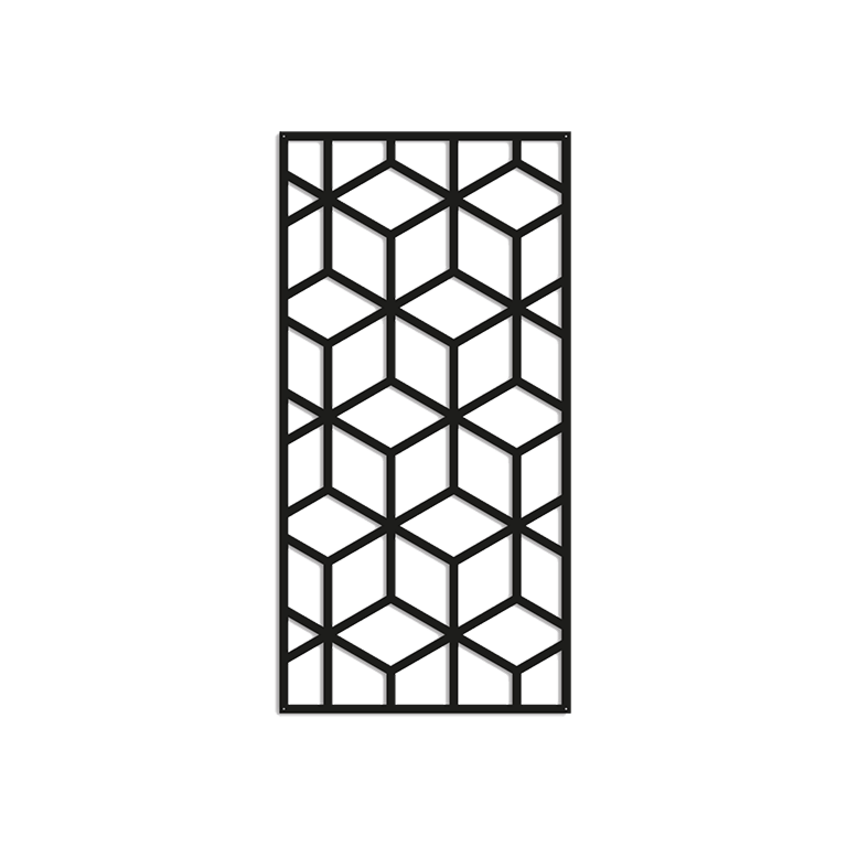 Metalliset seinäkoristeet Geometriset muodot 2.0