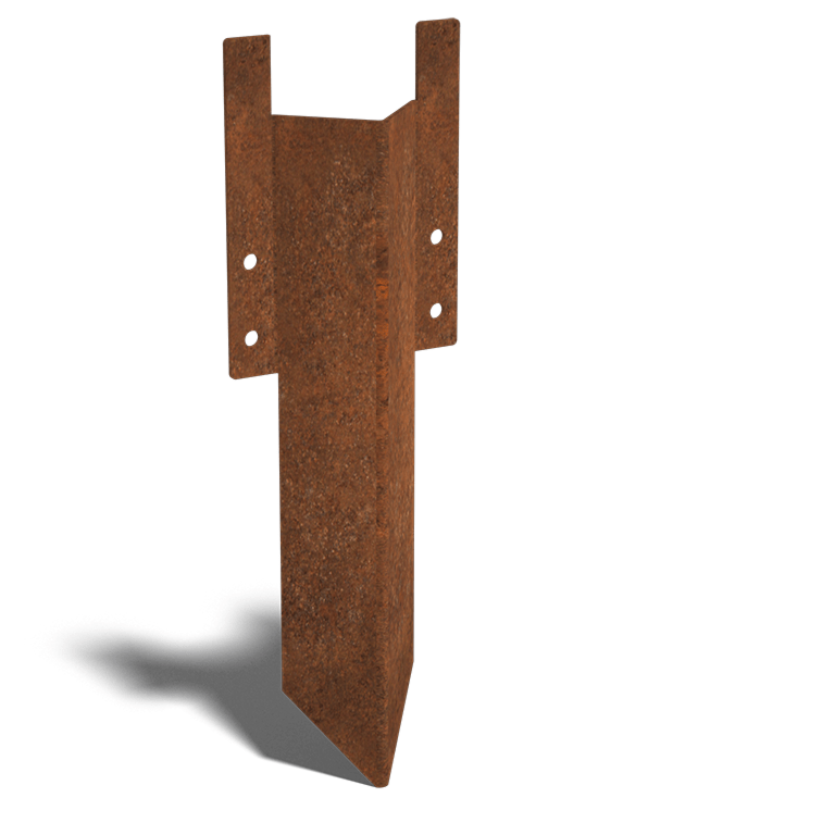 Maatappi matala corten-teräs 12 - 15 cm