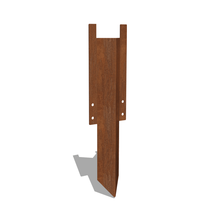 Maatappi keskikokoinen corten-teräs 22 - 25 cm