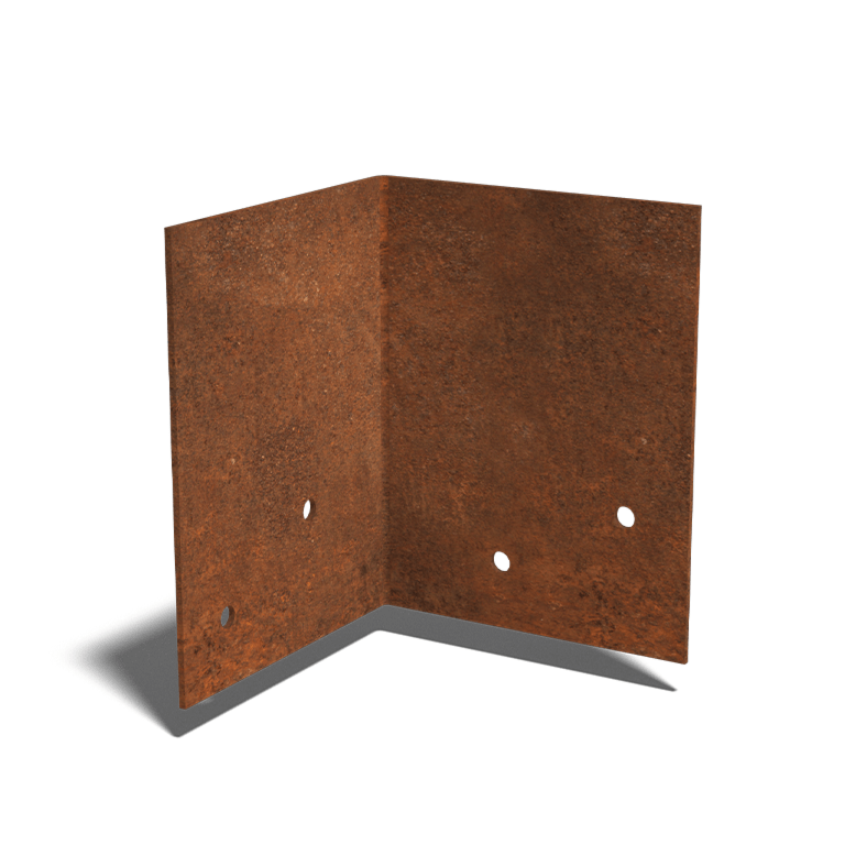 liitoslevy Corten-teräs 90º-kerros 12 - 15 cm