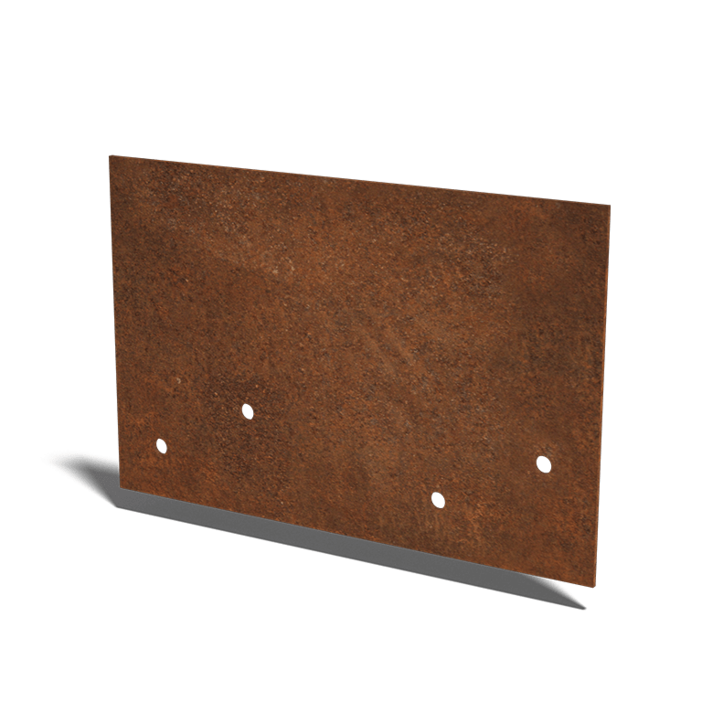 Liitoslevy suora corten-teräksen kerros 12 - 15 cm