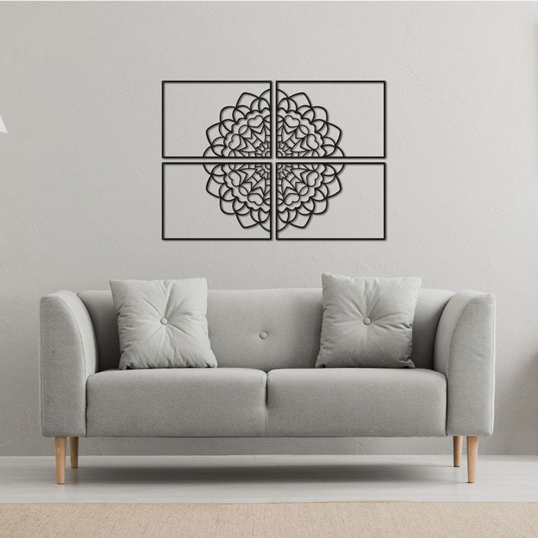 Metallinen seinäkoriste Mandala *OP=OP
