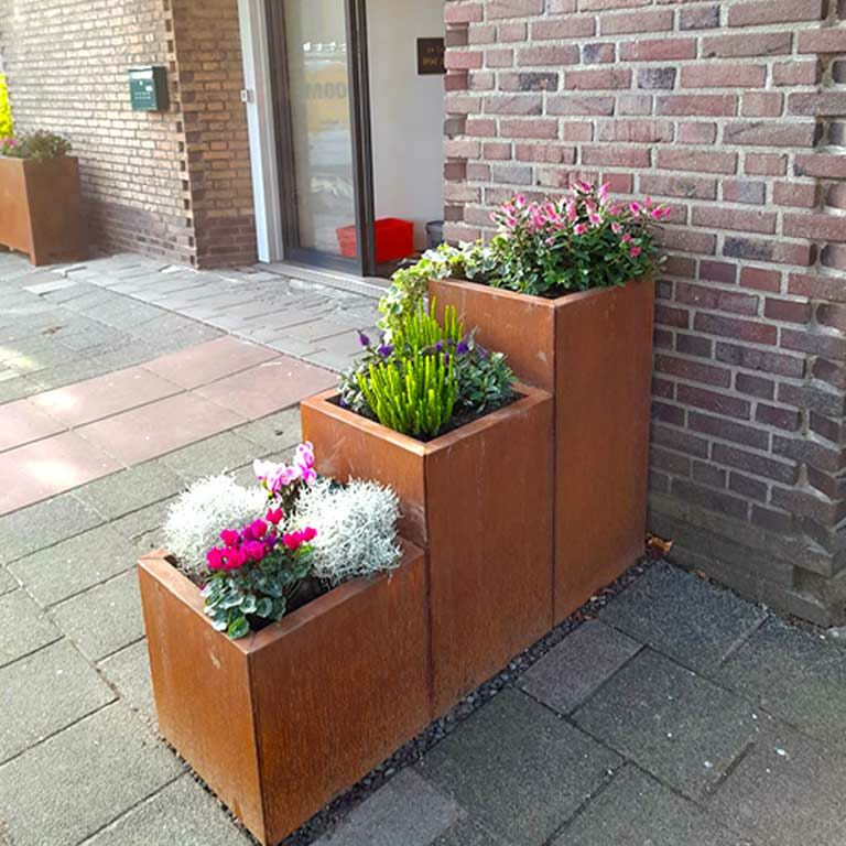 Cortenteräksinen Kukkalaatikko Miami special III 60