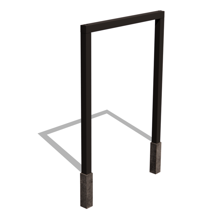 Jauhemaalipinnoitettu teräsinen pergola suora 200 cm