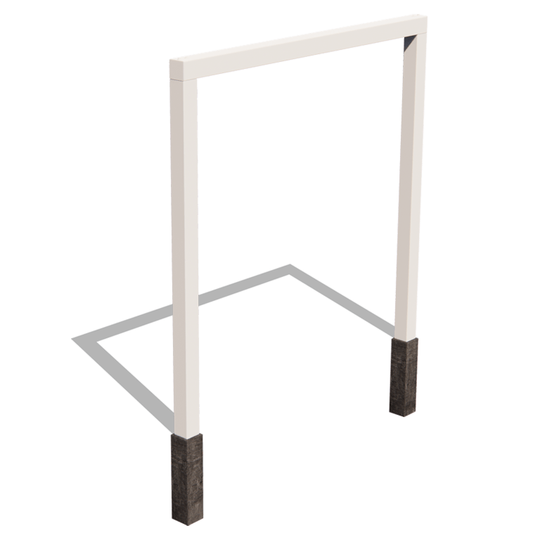 Jauhemaalipinnoitettu teräsinen pergola suora 250 cm