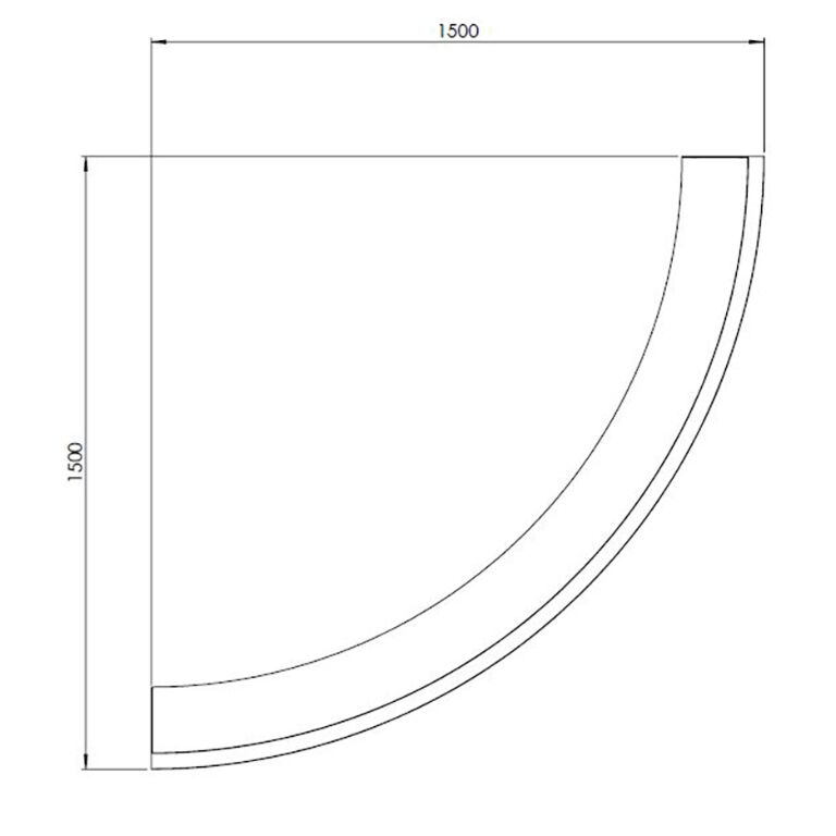 Jauhemaalipinnoitettu teräksinen tukimuuri ulkokaarre 150 x 150 cm (korkeus 40 cm)