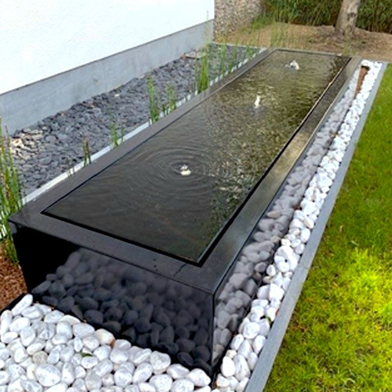 Alumiinisen suihkulahde 300 x 80 x 40 cm