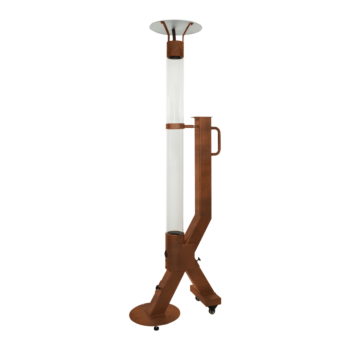 pelletti terassilämmitin - Rocket - Corten