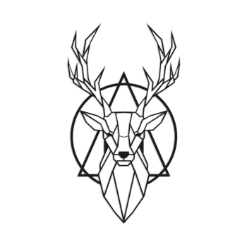 Metallinen seinäkoriste - Kauris 2.0 Large - 100 x 55,8 cm Metallinen seinäkoriste - Kauris 2.0 Large - 100 x 55,8 cm