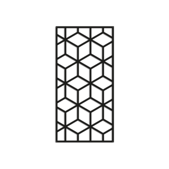 Metallinen seinäkoriste - Geometriset 2.0 Large - 100 x 50 cm Metallinen seinäkoriste - Geometriset 2.0 Large - 100 x 50 cm