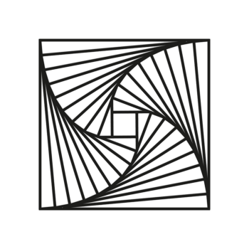 Metalliset seinäkoristeet Geometriset muodot 3.0