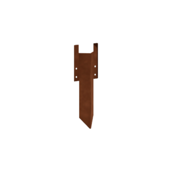Maatappi matala corten-teräs 12 - 15 cm