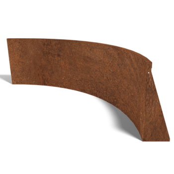 Corten-teräksinen tukimuuri sisäkaarre 150 x 150 cm (korkeus 60 cm)