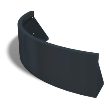 Teräksinen tukimuuri - Ulkokaarre - 100 x 100 x 30 cm - Muu RAL-väri