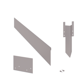 Sinkitty teräs nurmikon reunus - Litteä - Korkeus 13 cm - Täydellinen sarja 24 metri