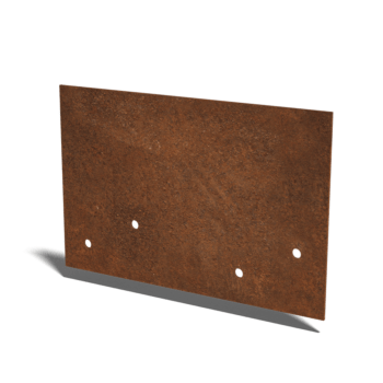 Liitoslevy suora corten-teräksen kerros 12 - 15 cm