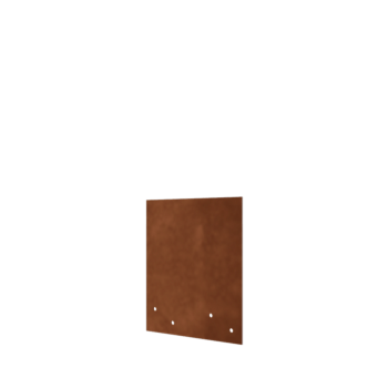 Liitoslevy suora corten-teräs medium 22 - 25 cm
