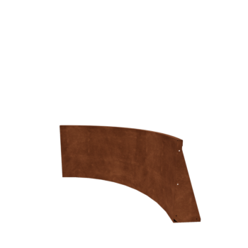 Corten-teräksinen tukimuuri - Sisäkaarre - 100 x 100 x 60 cm