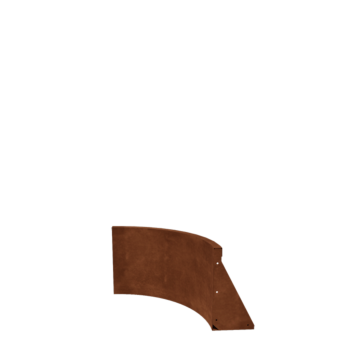 Corten-teräksinen tukimuuri - Sisäkaarre - 50 x 50 x 40 cm
