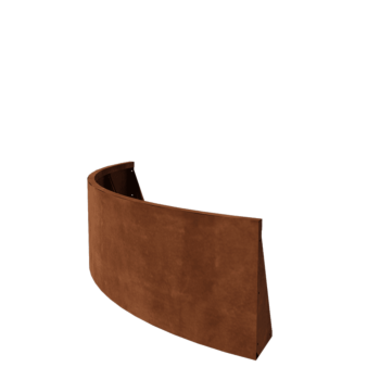 Corten-teräksinen tukimuuri - Ulkokaarre - 150 x 150 x 50 cm
