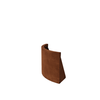 Corten-teräksinen tukimuuri - Ulkokaarre - 50 x 50 x 40 cm