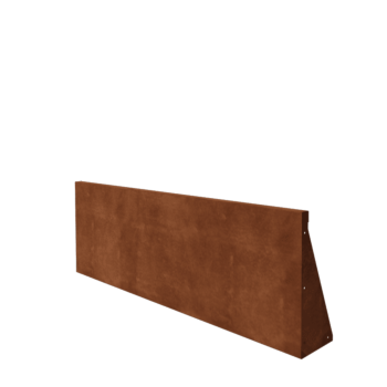 Corten-teräksinen tukimuuri - Suora - 150 x 50 cm