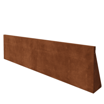 Corten-teräksinen tukimuuri - Suora - 200 x 50 cm