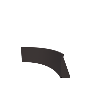 Teräksinen tukimuuri - Ulkokaarre - 100 x 100 x 50 cm - Muu RAL-väri