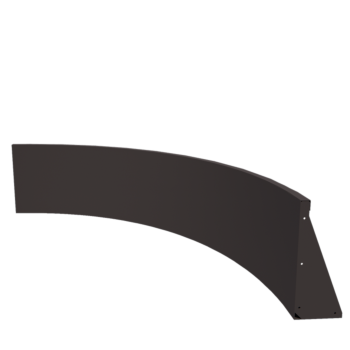 Teräksinen tukimuuri - Ulkokaarre - 150 x 150 x 50 cm - Muu RAL-väri