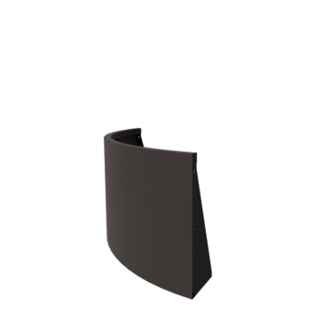 Teräksinen tukimuuri - Ulkokaarre - 100 x 100 x 60 cm - Muu RAL-väri