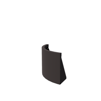 Teräksinen tukimuuri - Ulkokaarre - 50 x 50 x 40 cm - Muu RAL-väri