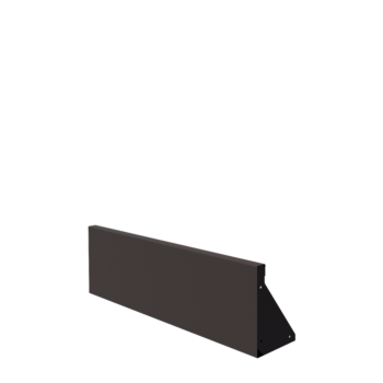 Teräksinen tukimuuri - Suora - 100 x 30 cm - Muu RAL-väri