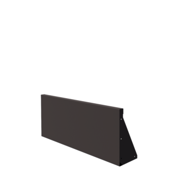 Teräksinen tukimuuri - Suora - 100 x 40 cm - Muu RAL-väri