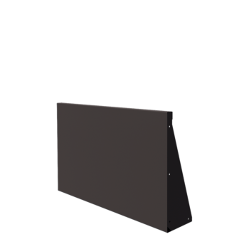 Teräksinen tukimuuri - Suora - 100 x 60 cm - Muu RAL-väri