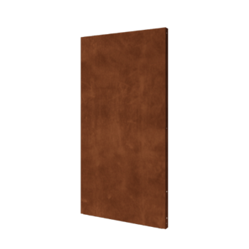 Corten-teräksinen paneeli pohja 100 x 6 x 190 cm