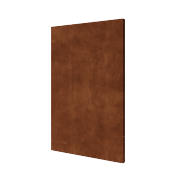 Corten-teräksinen paneeli pohja 120 x 6 x 190 cm