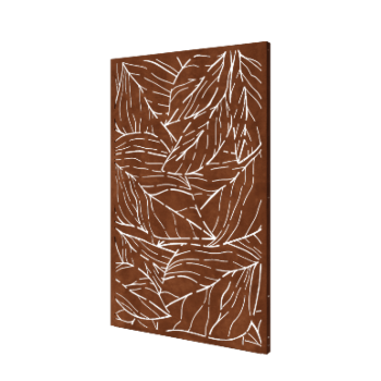Corten-teräksinen koristepaneeli - Lehdet 1 - 120 x 6 x 190 cm