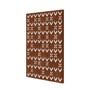 Corten-teräksinen koristepaneeli - Kattokoriste 3 - 120 x 6 x 190 cm