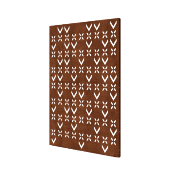 Corten-teräksinen koristepaneeli - Kattokoriste 5 - 120 x 6 x 190 cm