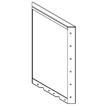 Corten-teräksinen istutuslaatikko - Paneeli - 60 x 40 cm