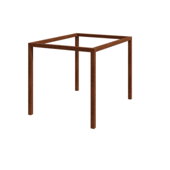 Corten-teräksinen pergola - Suorakaiteen muotoiset - 324 x 250 x 230 cm - Ilman betonijalkaa